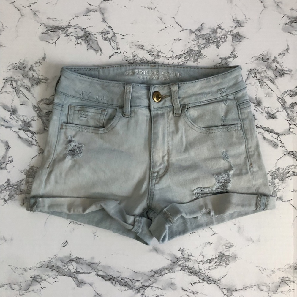 American Eagle Super Stretch Jean Shorts Size 2